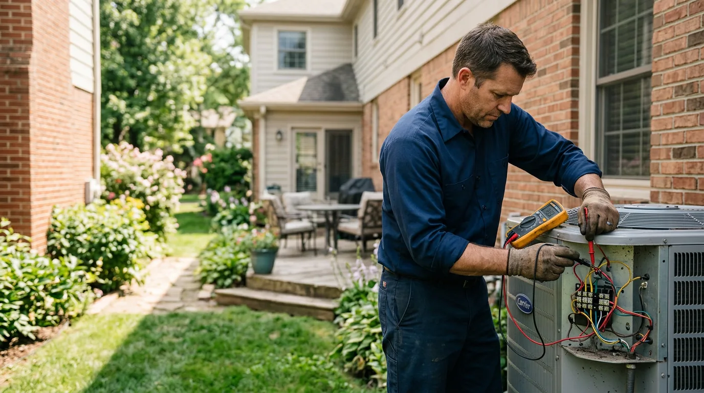 HVAC technician working near Dowling, MI